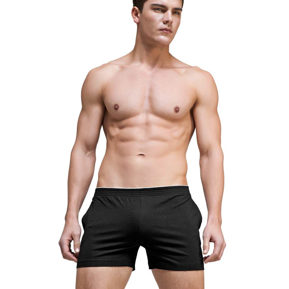 Men's Cotton Loose Breathable Workout Shorts Underwear - Mubimart