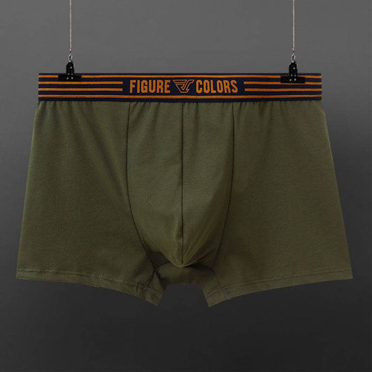 Men's Boxers Cotton Breathable Low Waist - Mubimart