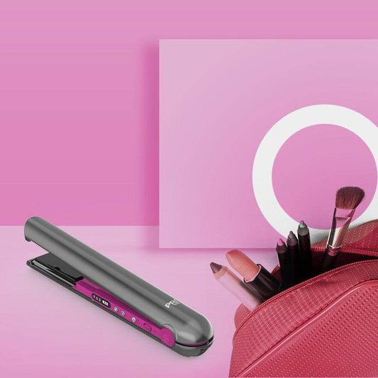 USB Wireless Charging Hair Straightener Comb - Mubimart