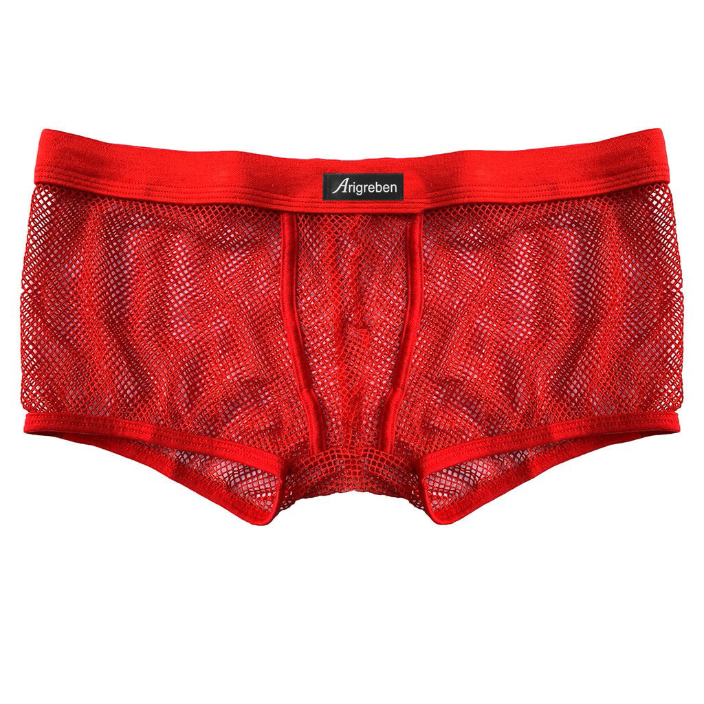 Ademende boxershorts van mesh voor heren