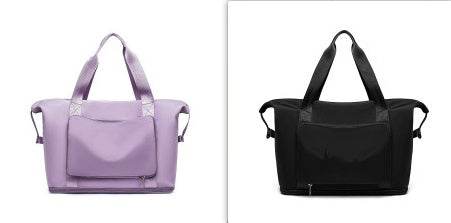 Foldable Large Capacity Women Gym Bags Shoulder Bag Women Training Travel Handle Handbag Yoga Sport Crossbody Tote Bag Women - Mubimart