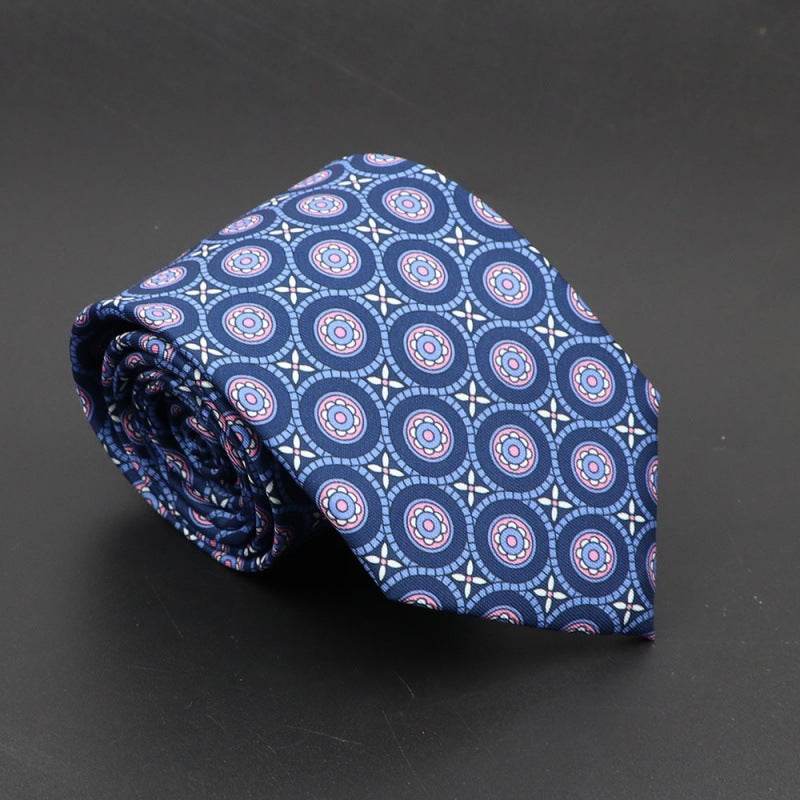 Super Soft Bohemian Silk Ties Men's Fashion 75mm Necktie - Mubimart