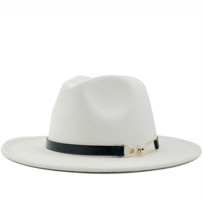 Popular Fedora British Vintage Top Fashion Ladies Woolen Hat - Mubimart