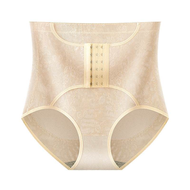 Mid-waist Row Buckle Belly Panties Lift Buttocks Shaping Postpartum Waist Crotch Tummy Breathable Body Shaping Pants - Mubimart