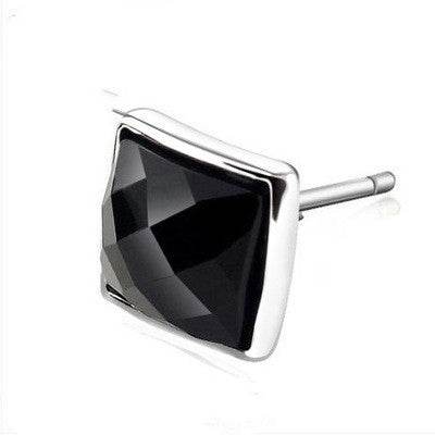 Not Sensitive 925 Silver Men Earrings - Mubimart