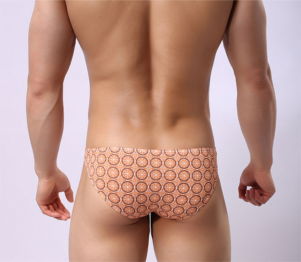 Men's Briefs Fashion Printed Men's Underwear Modal Comfortable Breathable Men's Briefs