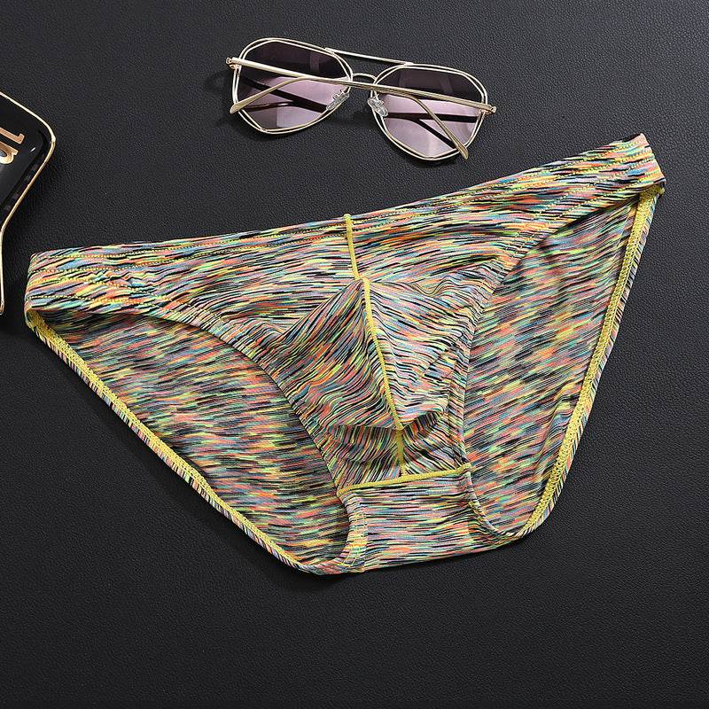 Triangle Cotton Underwear Summer Colorful Underwear Men - Mubimart