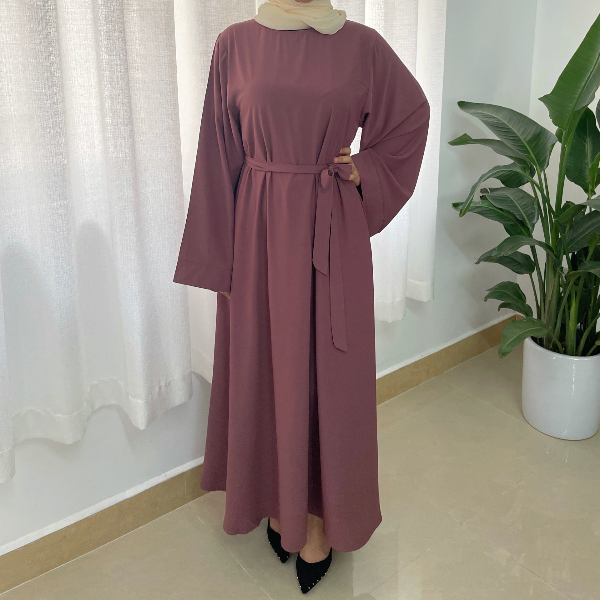 Robe Plus Size Muslim Dress - Mubimart -  