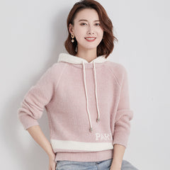 Loose Pullover Plus Size Hooded Sweater