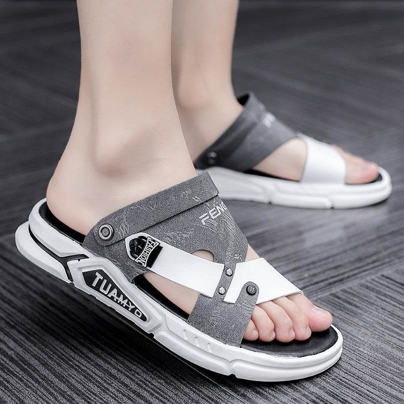 Waterproof Leather Sandals For Men - Mubimart
