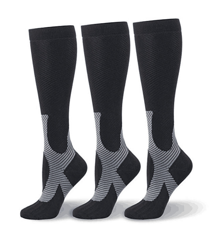 Jacquard Compression Socks, Running Basketball Sports Socks - Mubimart -  