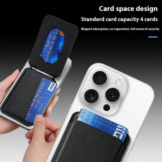 Magnetic Bracket Card Holder Back Sticker Card Holder - Mubimart