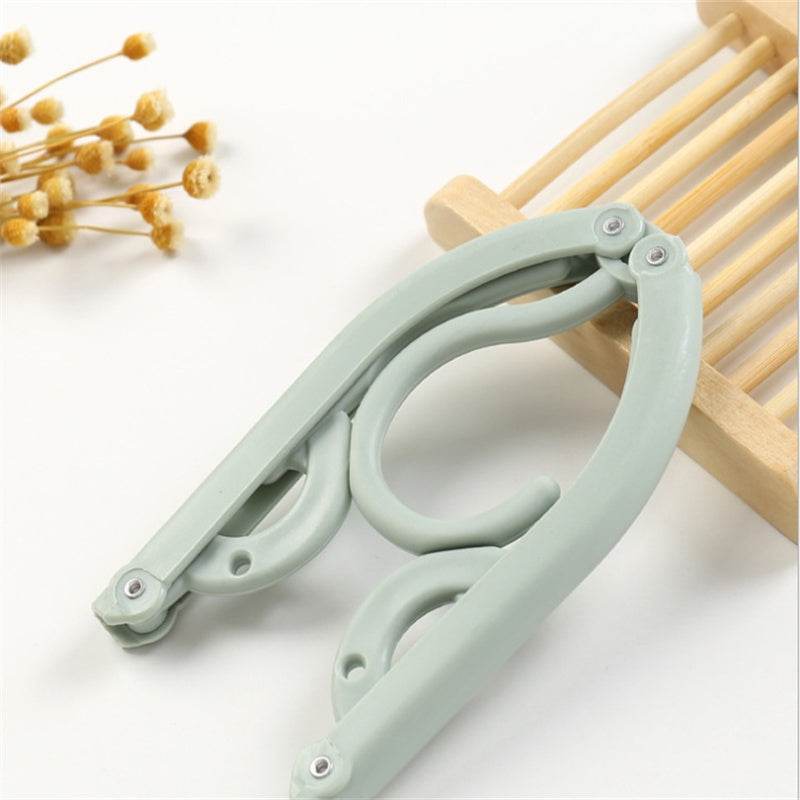 Folding Hanger Travel Portable Hanger Outdoor Travel Simple Hanger - Mubimart