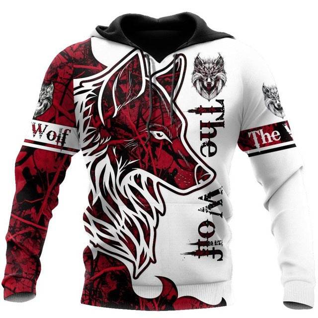 Hoodies For Men Cool Animal-print Street - Mubimart