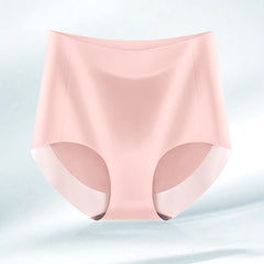 High Waist Seamless Breathable Cotton Antibacterial Women's Panties - Mubimart -  