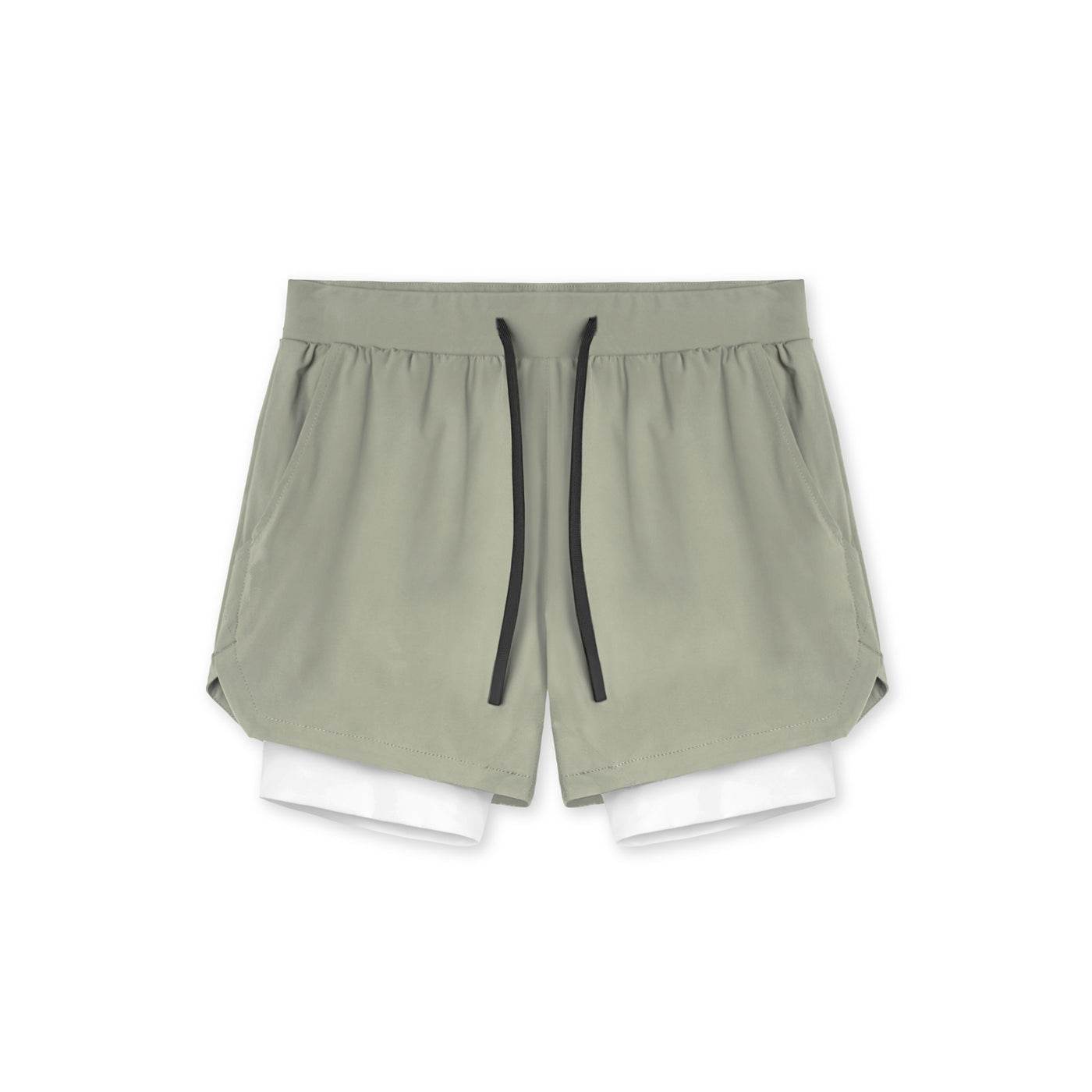 Workout Shorts Men's Nylon Running Training Elastic Quick-drying - Mubimart