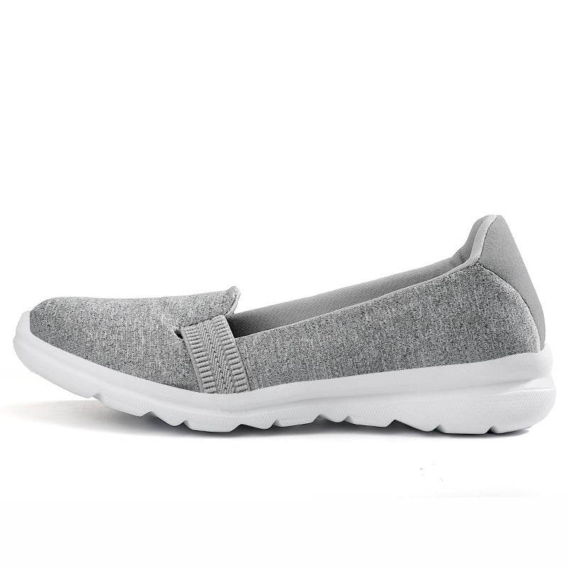 Soft Mesh Shoes Breathable Slip On Lazy Shoes Loafers Women - Mubimart
