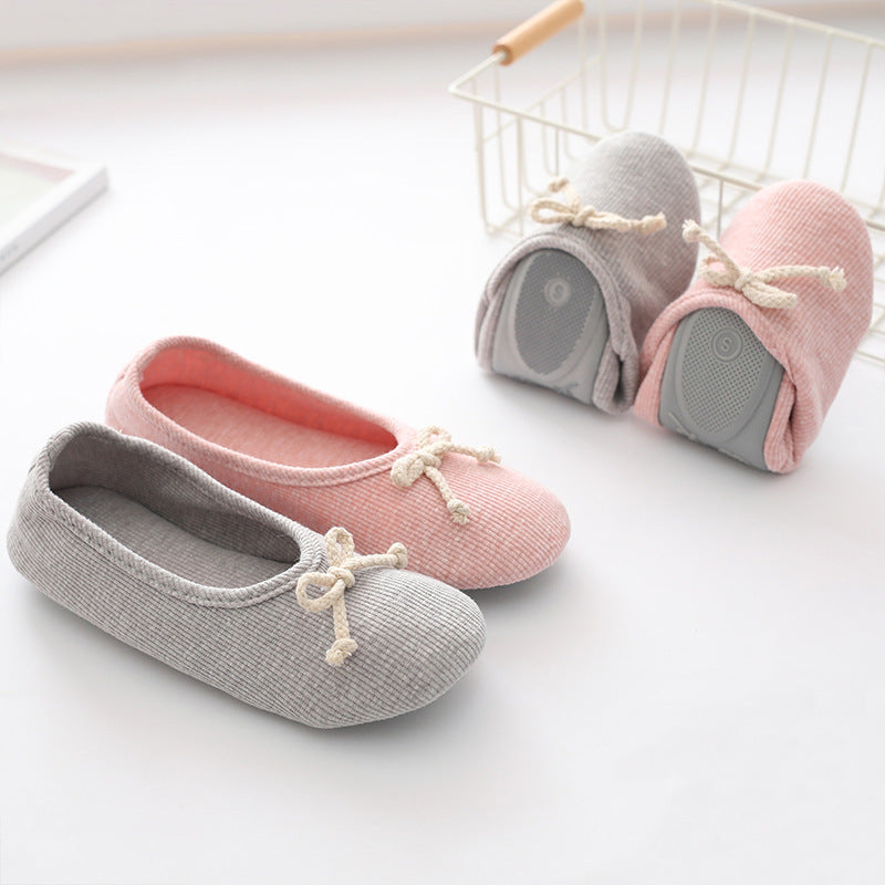 Maternity Indoor Floor Household Shoes Cotton Slipper Female - Mubimart -  