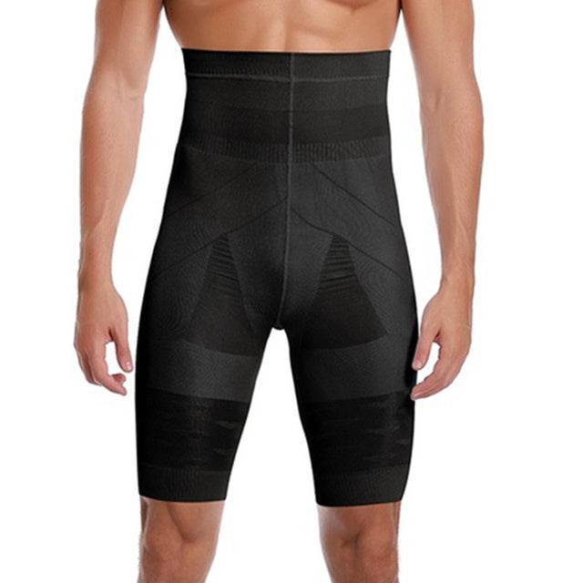 Men Slimming Body Shaper Waist Trainer High Waist - Mubimart