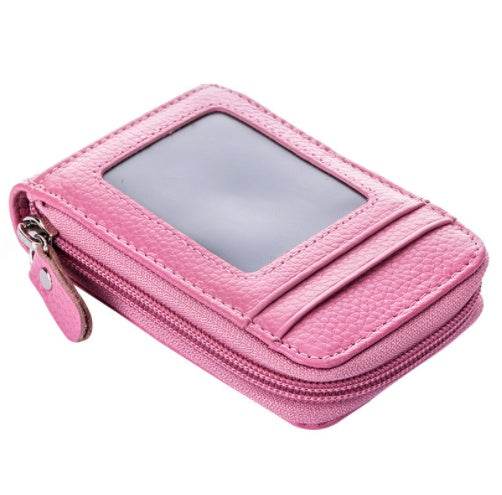 Organ Card Holder Korean Style Cowhide Card Holder - Mubimart