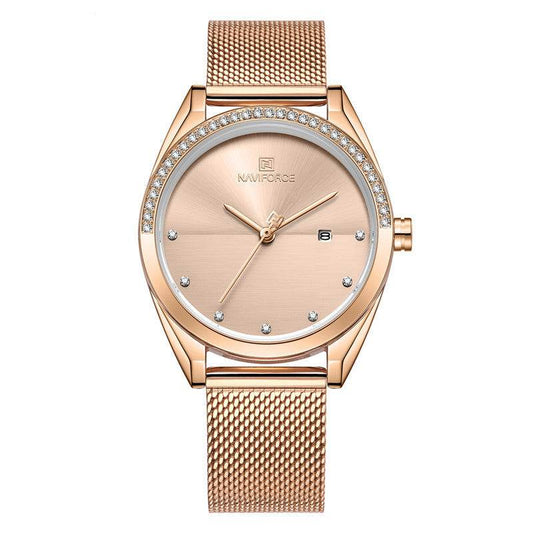 Waterproof Calendar Women Quartz Watch - Mubimart