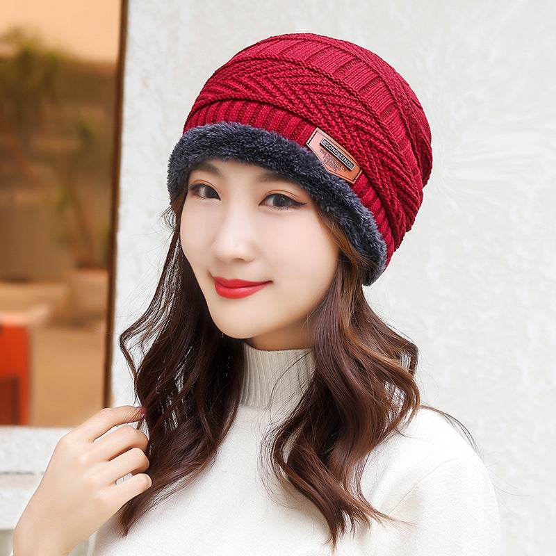 Coral Fleece Balaclava Winter Hat Beanies Unisex Hats - Mubimart