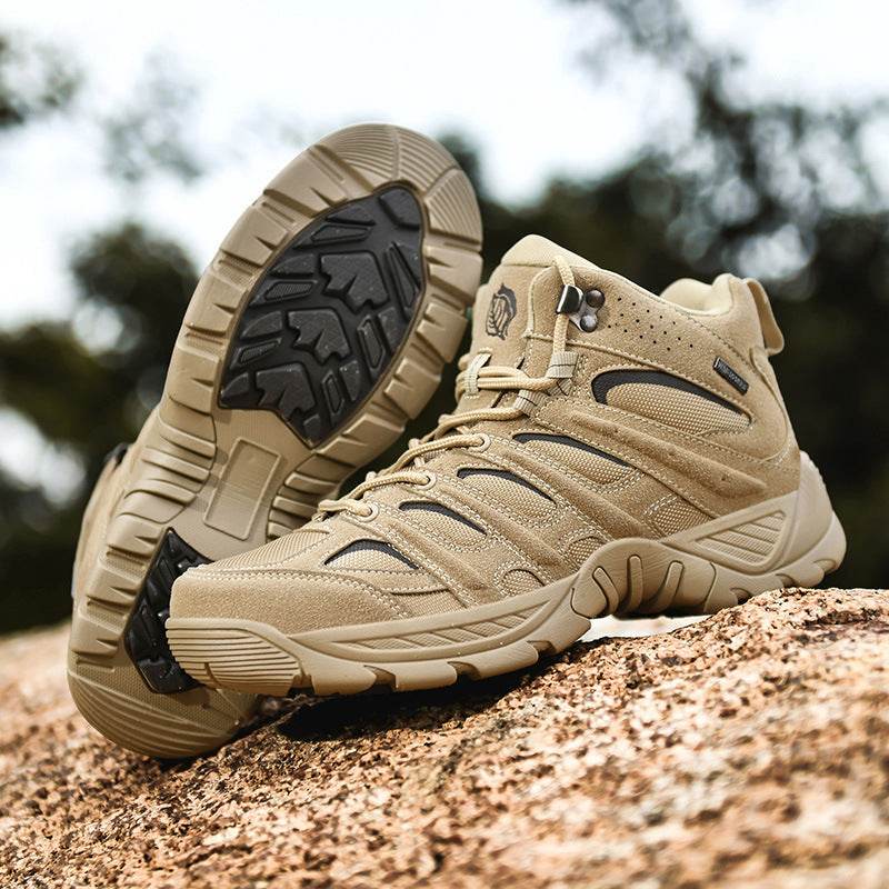 Outdoor High-top Hiking Male Martin Boots - Mubimart