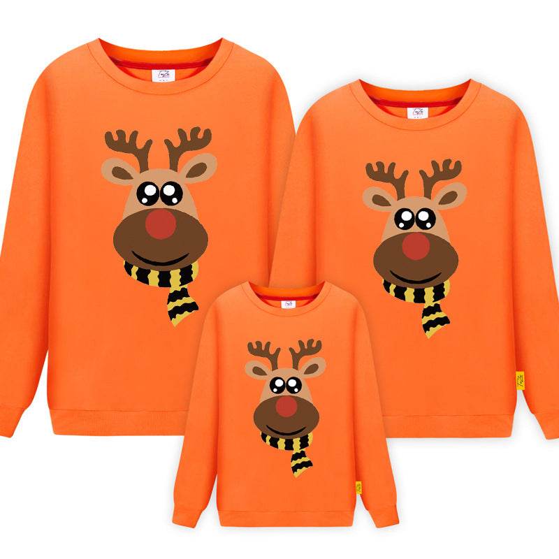 Parent-child Sweater Three-mouth Family Christmas Clothes - Mubimart