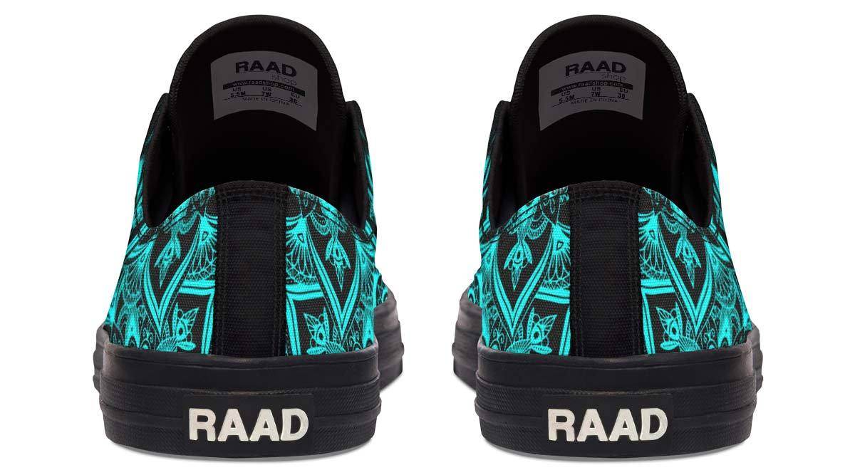 Colorful Gradient Skull High-Top Espadrilles - Mubimart