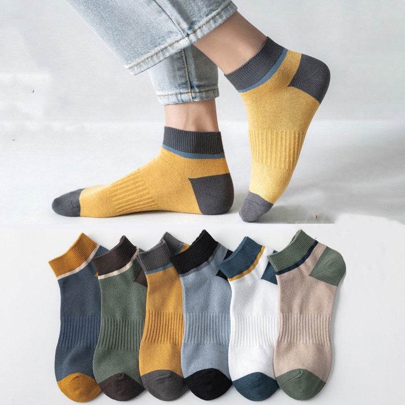 Men's Crew Socks Thin Breathable Short Sleeve - Mubimart