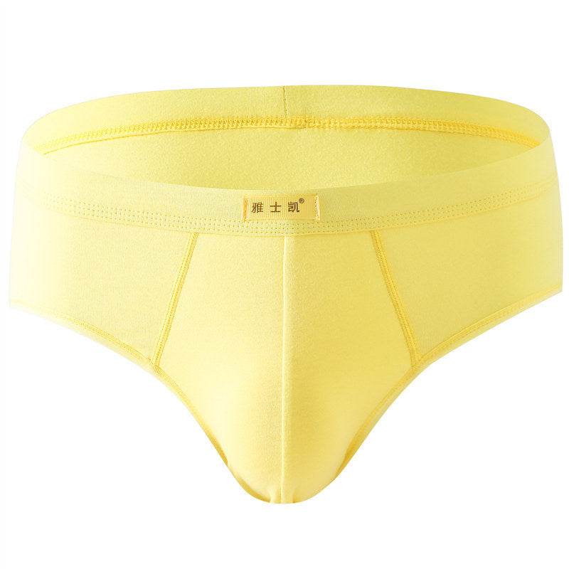 Men Comfortable Soft Cotton Briefs Underwear - Mubimart