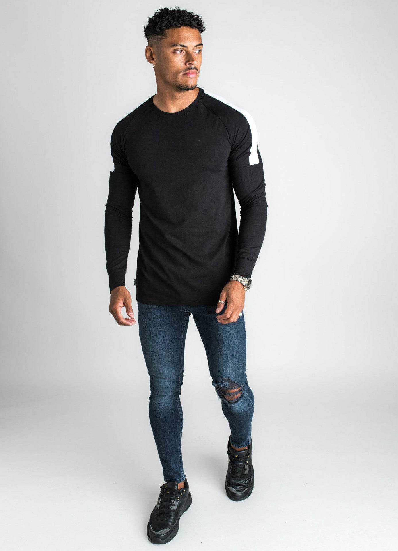 Men's Long Sleeve T-shirt Shirt Jacket - Mubimart