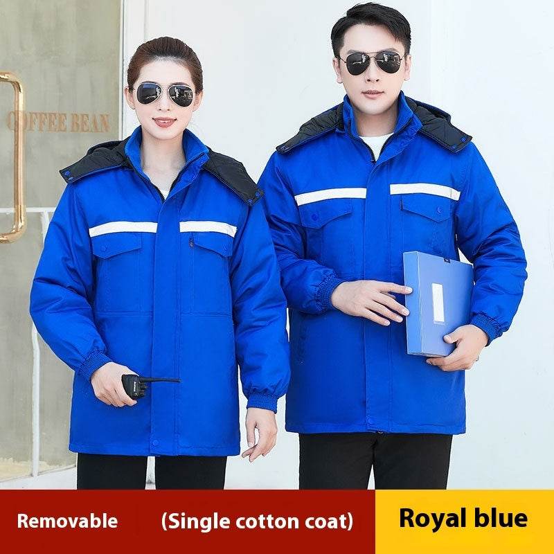 Winter Work Clothes Cotton-padded Coat For Men - Mubimart
