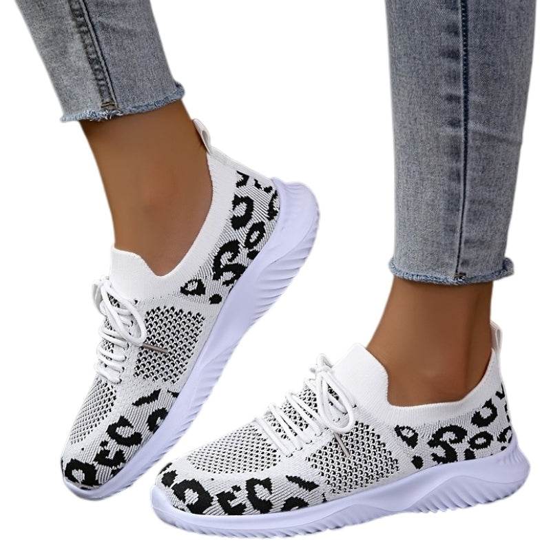 Women's Casual Sports Single-layer Shoes Flat Bottom Comfort Mesh - Mubimart