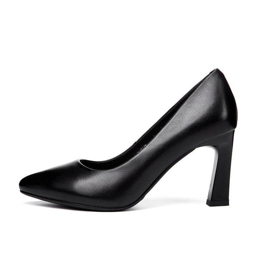 Pointed Toe Professional High Heel Work Shoes - Mubimart