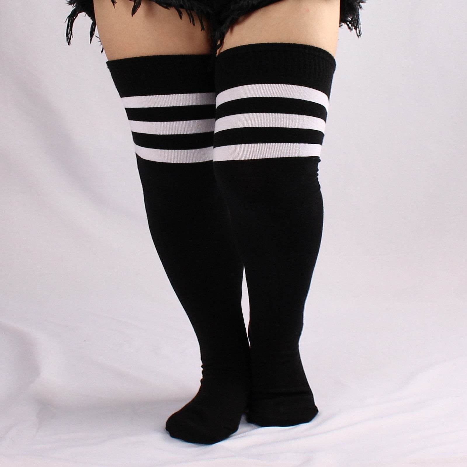 New Special Fat Ladies Knee-high Socks - Mubimart