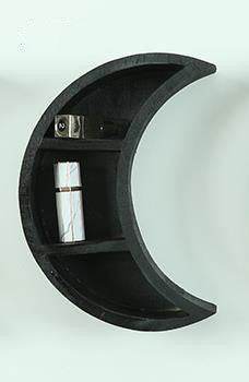 Crystal Shelf Wooden Moon Decoration Shelf - Mubimart