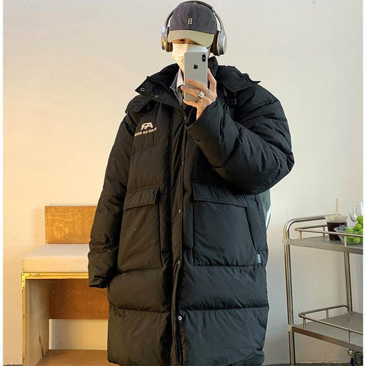 Winter Long Bread Coat For Men - Mubimart