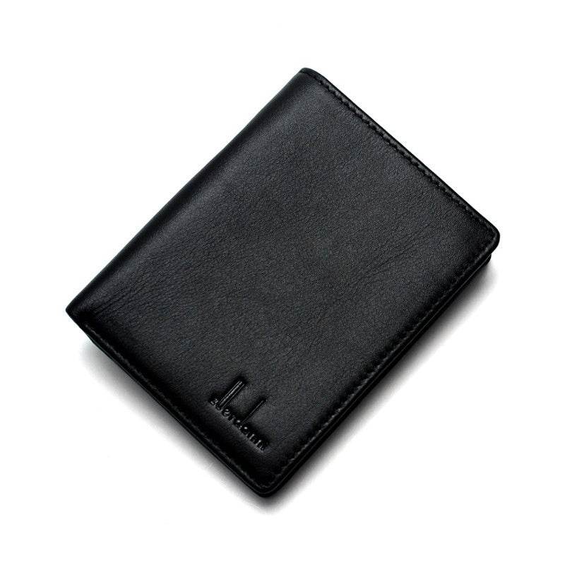 Men's Cowhide Business Driver's License Wallet - Mubimart