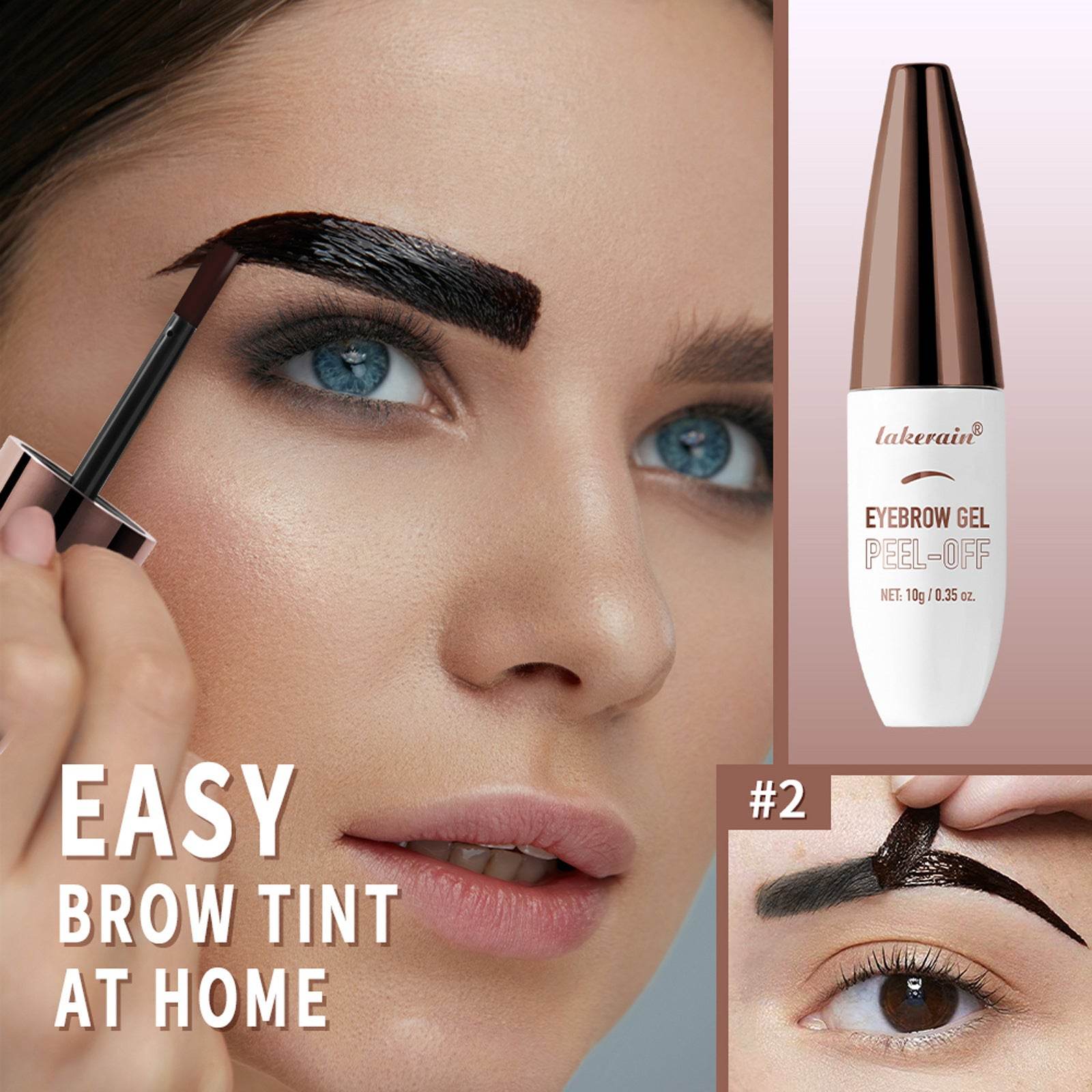 Wild Eyebrow Three-dimensional Waterproof Sweat-proof Not Easy To Fade Eyebrow Cream - Mubimart