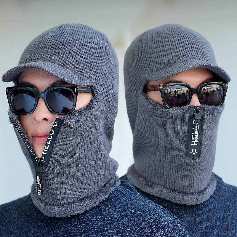 Wool Hat All-match Cycling To Keep Warm And Cold And Velvet - Mubimart