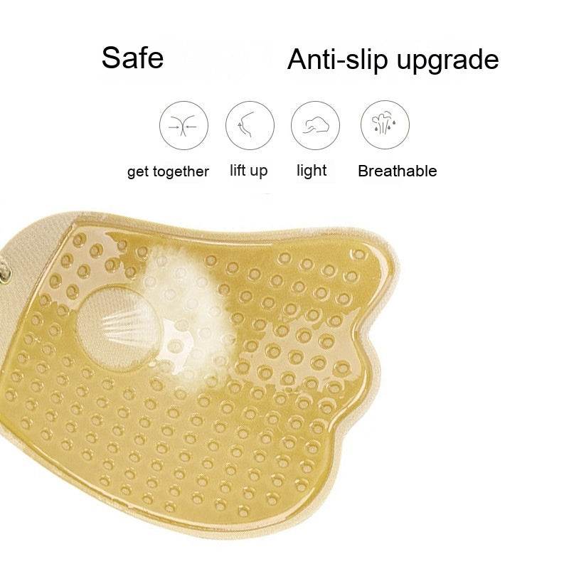 Gather The Invisible Bra Strapless Mango Wings Silicone Nipple Sticker - Mubimart