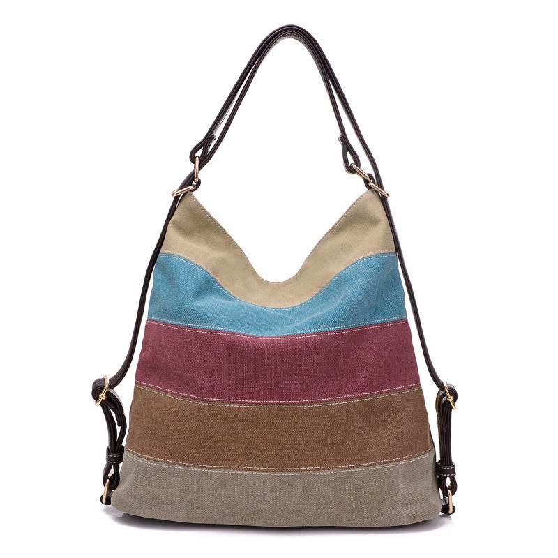 Canvas Shoulder Women Messenger Bag Fashion - Mubimart