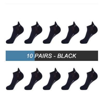 Socks Men's Cotton Socks Thin Exercise Socks Mesh Breathable Low Top Socks Handle Socks Ankle Socks - Mubimart