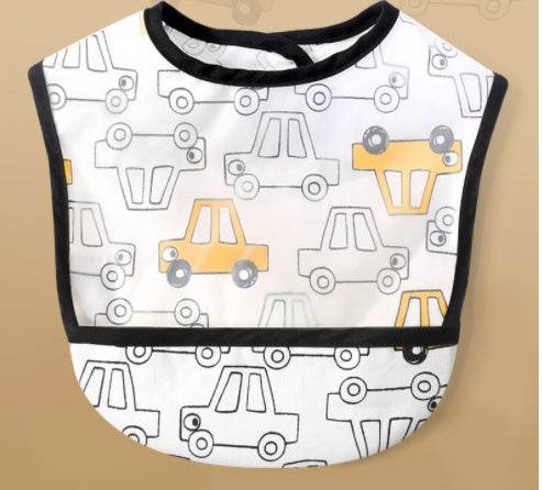 Cotton Baby Shape Bib EVA Bib Eating Clothes Waterproof Children - Mubimart
