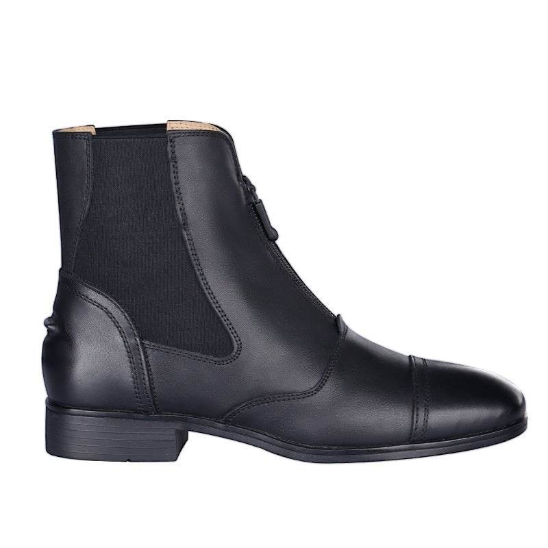 Riding Equestrian Cowhide Ankle Boots - Mubimart