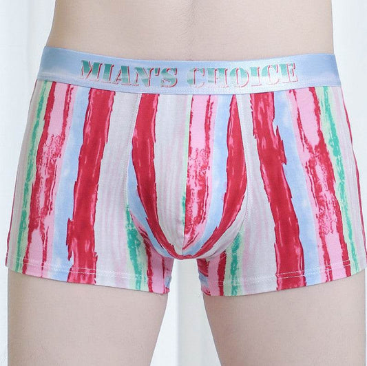 Men Sweat Absorbing Underwear Cotton Mid Waist - Mubimart