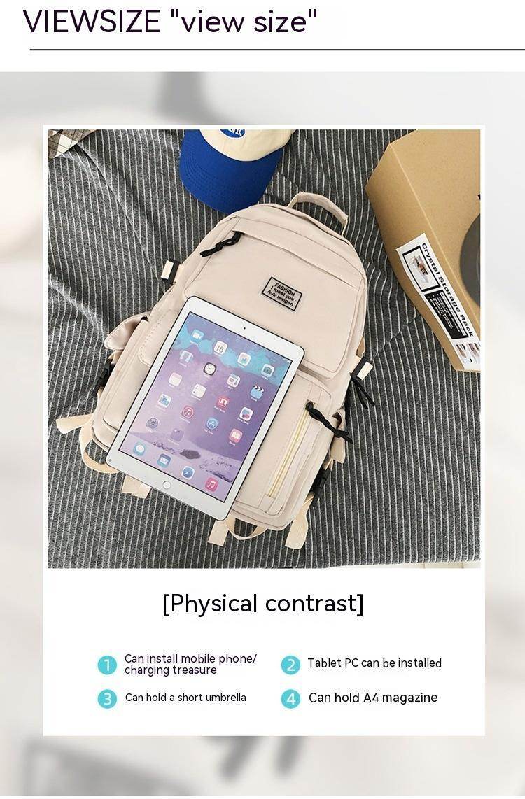 Student Backpack Trendy Backpack - Mubimart