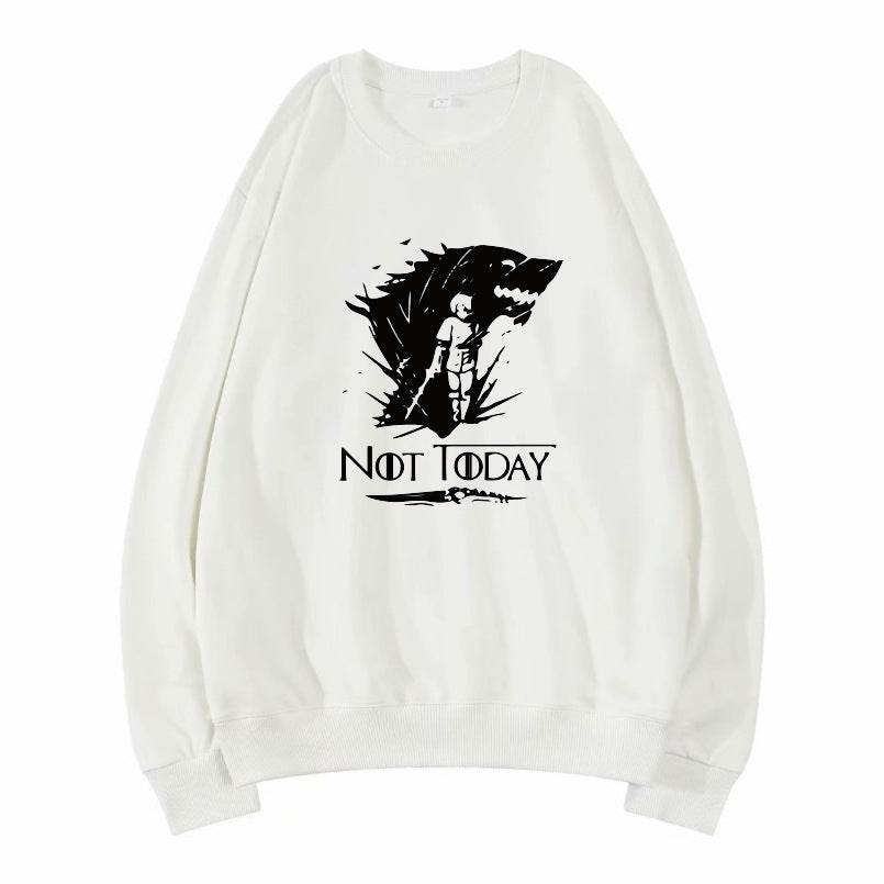 Versatile Plus Size Cotton Round Neck Men's Women's Pullover - Mubimart