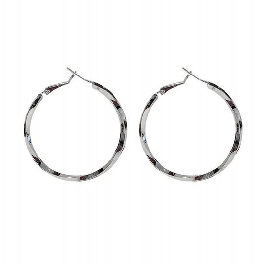 Golden Hoop Fashionable Women Circle Big Earrings Temperament - Mubimart